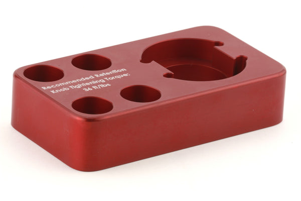 BT30 CAT30 CNC TOOL TIGHTENING FIXTURE TOOL VISE BILLET Aluminum - Anodized Red