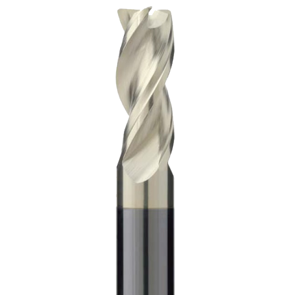 1/2" 3 Flute End Mill, Square End, 1-5/8" LOC, 4" OAL EDP 24110
